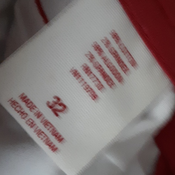 Massimo Mens Size 32 Red Shorts - Picture 2 of 6